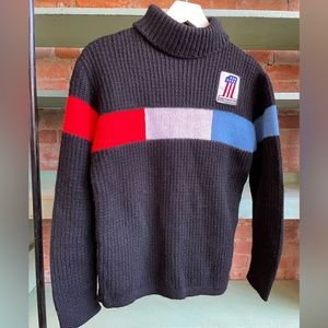 Vintage Harley Davidson 70s turtleneck sweater